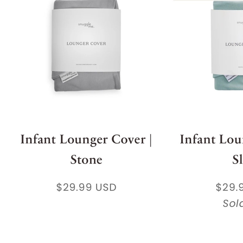 Snuggle Me Organic Lounger Cover